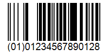 Sample DataBar barcode