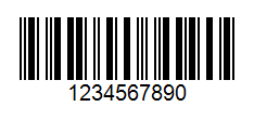 Sample Interleaved-2-of-5 barcode