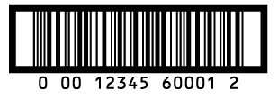 Sample ITF-14 barcode